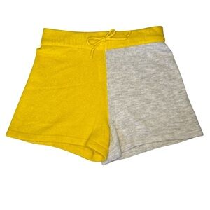 Anthropologie Saturday Sunday Lea Color Block Knit Lounge Shorts Size Med